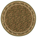 Hand Woven Wool Floral Area Rug