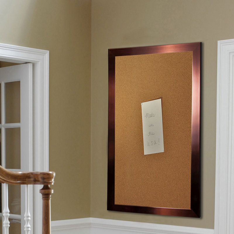 Babillard mural Linlin Barnwood, H 3 pi 4 po x l 1 pi 10 po, Bronze
