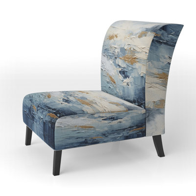 Fauteuil d'appoint et chaise de plage Beach Scandinavian Solitude III - Velours rembourré