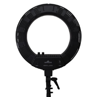 18 Inch DuoTone LED Vanity Studio Ring Light with Adjustable Studio Stand, Phone Holder and Accessories