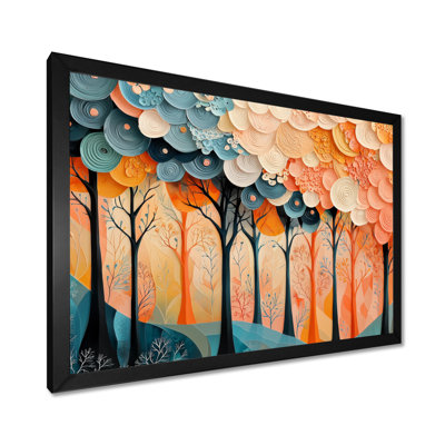 «Forest Trees Dream Fragments Forest I», art mural forêt