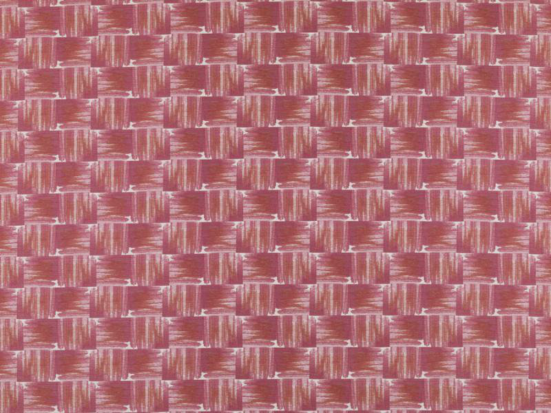 Laura Kirar II Ikat Geometric Fabric, Watermelon