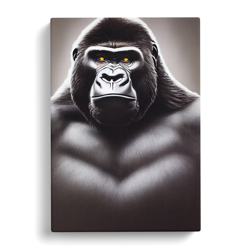 Gorilla Eyes - Wrapped Canvas, 76cm H x 50cm W x 3cm D