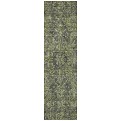 Tapis de couloir d'extérieur 8 po Moss