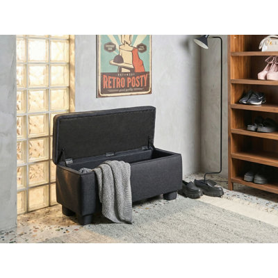 Fabric Upholstered Storage Bench