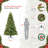 7.5' Lighted Pine Christmas Tree