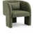 Tissu chenille vert