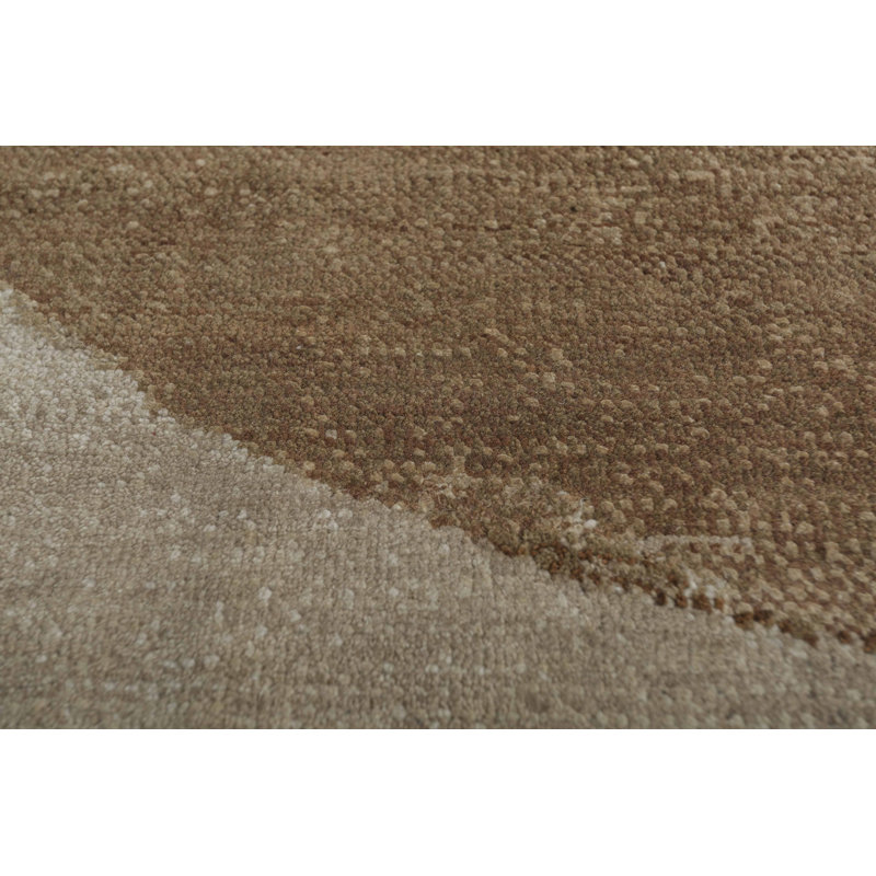 Tapis rectangulaire contemporain noué à la main
