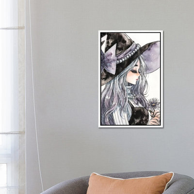 Lavender Witch by Cherriuki - Print on Canvas
