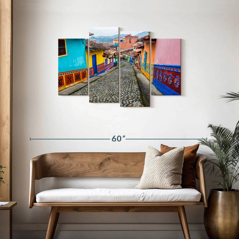 Sirci Guatape, rue pavée, H 27 po x l 43 po