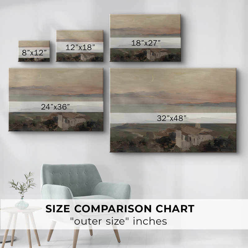 Paysages rétro-DCCDXX-III - Cavas enveloppés de galerie, 32 x 48