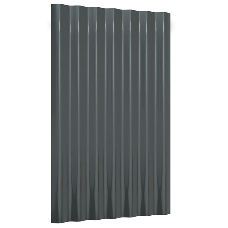 Dakota Fields Steel Roofing Kit, 60 x 36 cm, Anthracite
