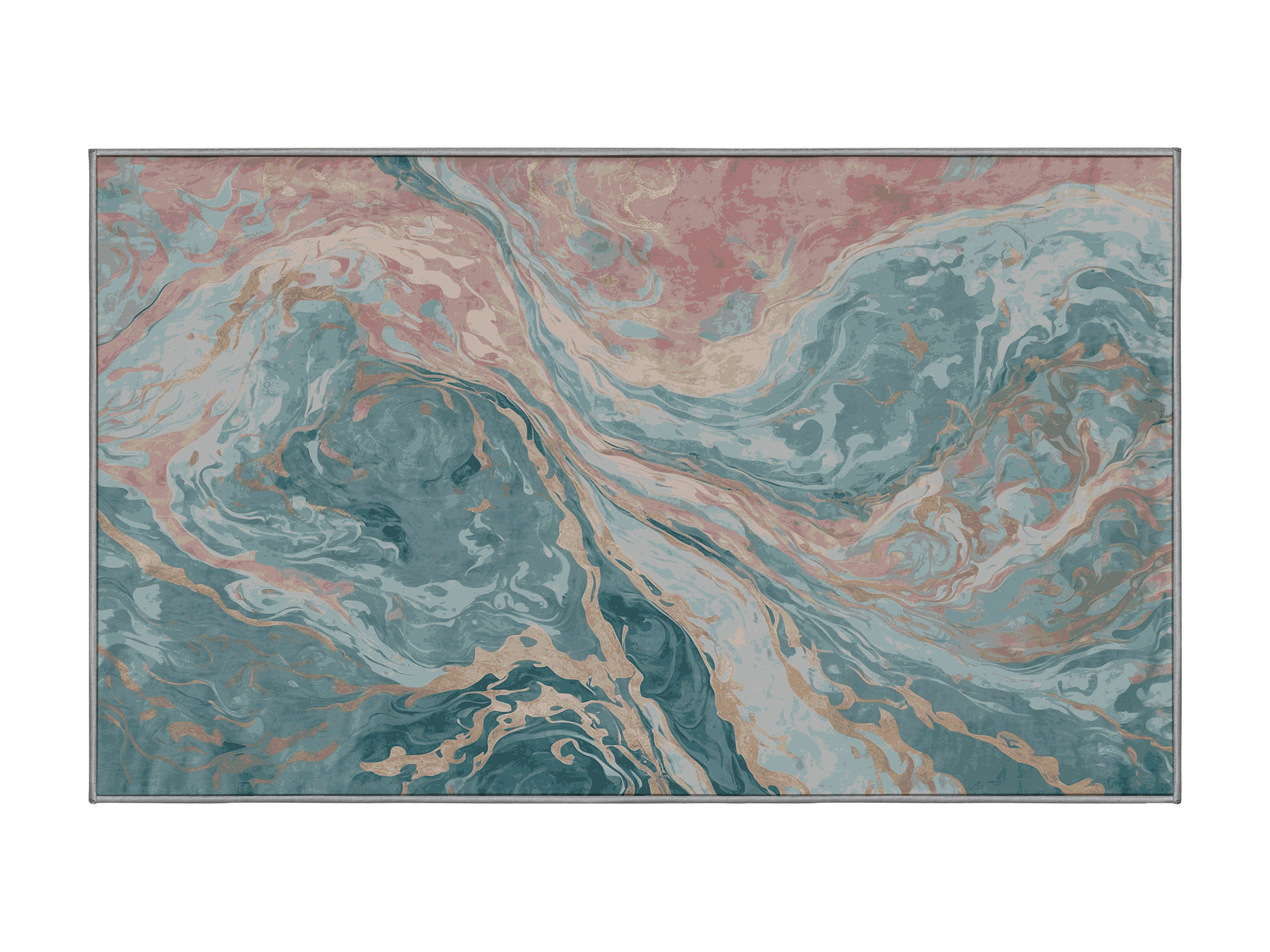 Wrought Studio™ Machine Washable Gray Area Rug | Wayfair