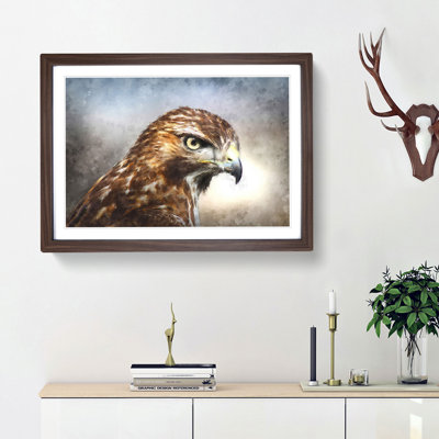 Hawk - Picture Frame Painting Print