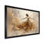 Danse de ballet beige et dorée sur toile-391524237-391524243
