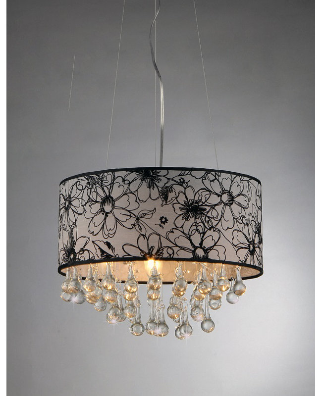 3 - Light Dimmable Chandelier, 11"H x 16"W x 22"D