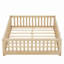 Lit sur pied avec garde-corps et porte pour enfants-269898252-269898253