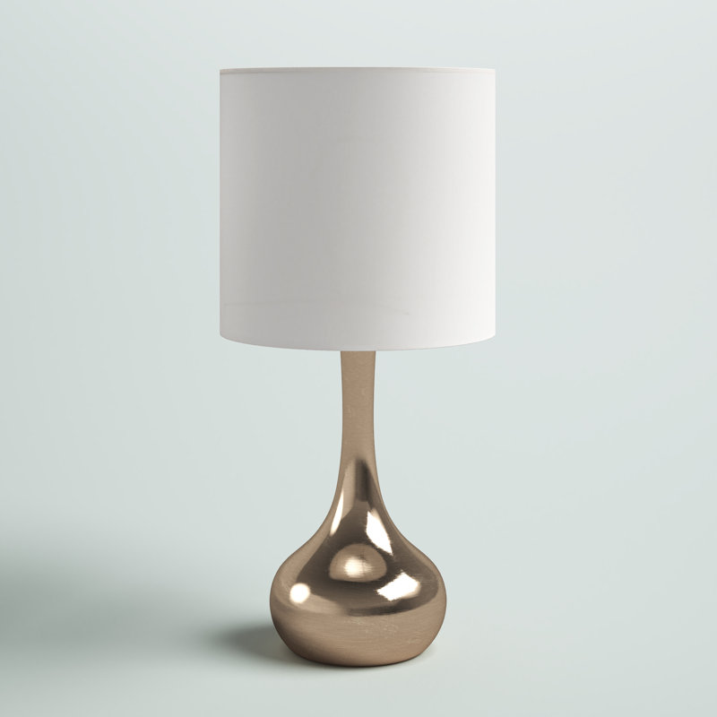 Lampe de table en nickel poli brossé 16,75 po Gambrel