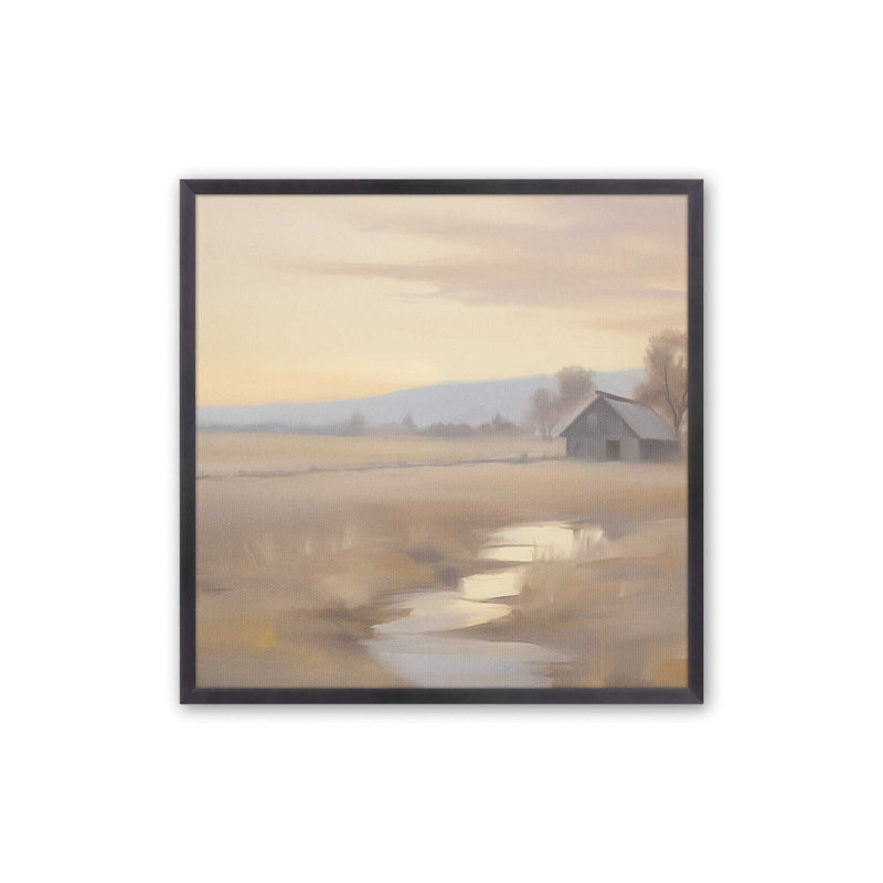 «Dawn On The Farm», Zinc patiné, H 13,75 po x l 13,75 po