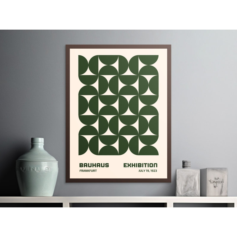 Frieder Single Picture Frame Print, 35.56 cm H x 27.94 cm W, White/Green