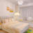 White Acrylic + Iron Free form Floor Lamps