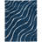 Ashal Abstract Blue/Cream Area Rug-1193874784