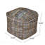 Pouf rembourré en tissu