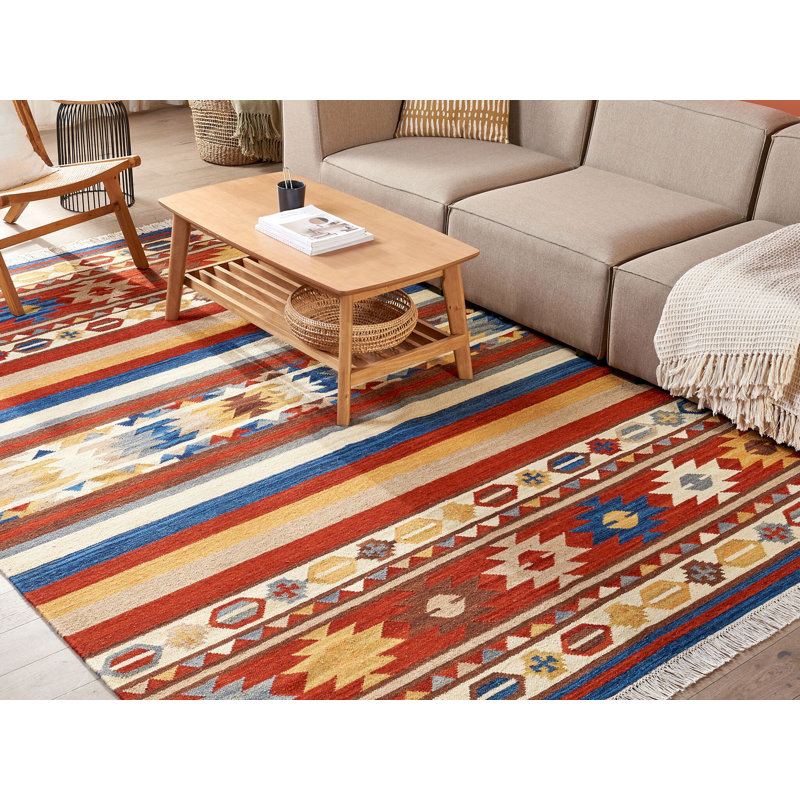 Kroh Southwestern Hand Woven Area Rug, Rectangle 200 x 300cm