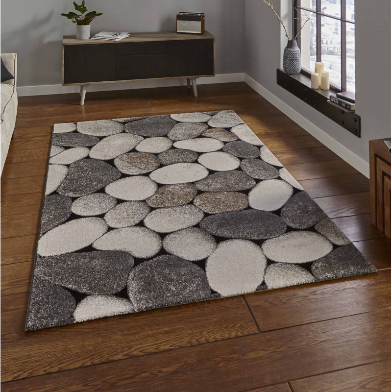 Easton area rug Machine Woven Rectangle Cream, Rectangle 120 x 170 cm