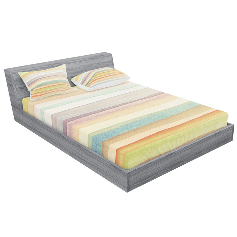 Microfiber Sheet Set, Queen Sheet Set with Fitted Sheet
