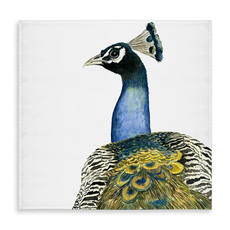 Watercolor Peacock Bohemian Tablecloth | Indoor/Outdoor Decor