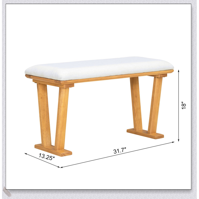 Table de salle à manger en bois massif Farmhouse Modern