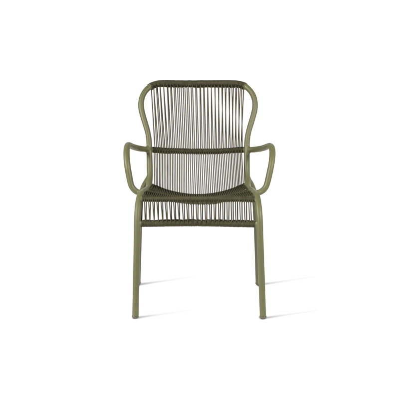 Loop Outdoor Dining Armchair, Moss