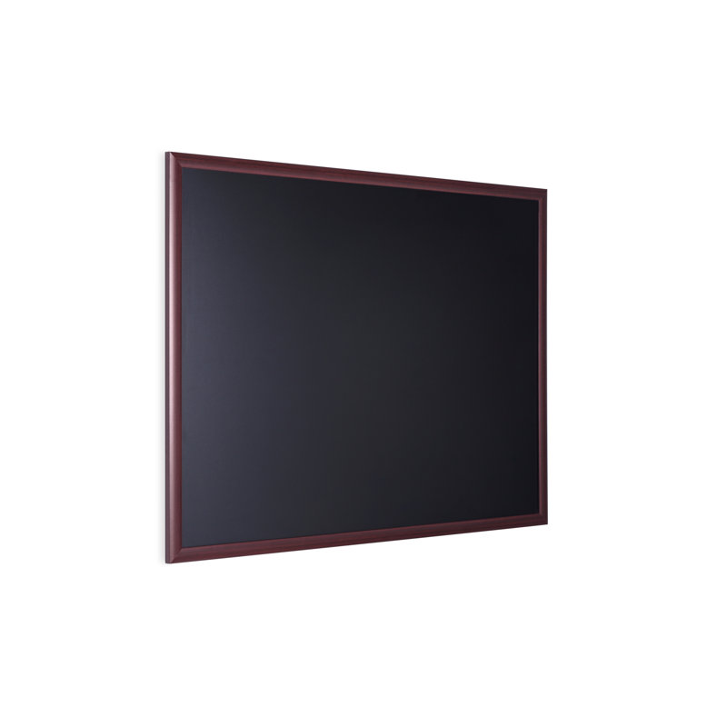 Wall Mounted Chalk Board 121.92cm - 182.88cm, Cherry, 90cm H x 120cm L x 1.5cm D