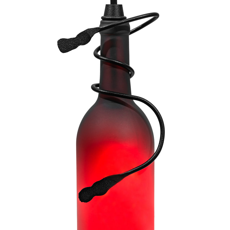 Metro Fusion 1 - Light Pendant, Frosted Red