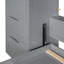 Lit escamotable Murphy avec placard, tiroirs et tablettes, cadre de lit-1652637419