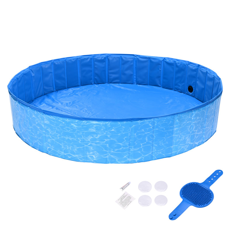 Plastic Round Pet Pool 11'' H x 63'' W x 63'' L