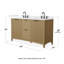 Palmilla 60" Freestanding Double Bathroom Vanity with Cultured Marble Top-81314331-168728348-168728351