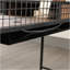 Bureau en L, finition brune