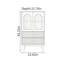 Commode de rangement rétro en noyer noir-129651267