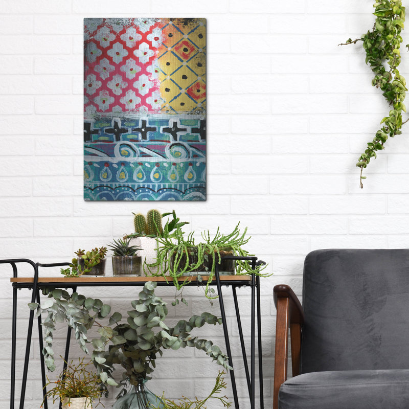 «Bungalow Rose» par Linda Woods, Bungalow Rose, H 16 po x l 12 po