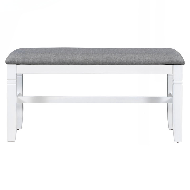 Ensemble de table de cuisine avec banc rembourré et 4 chaises de salle à manger
