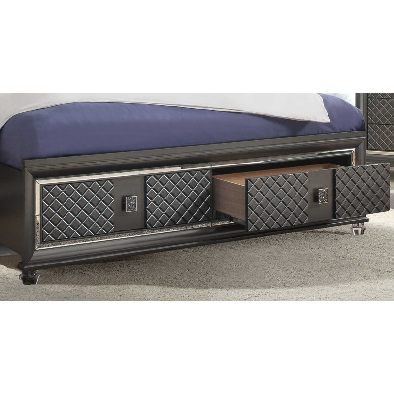 Zyshonne Upholstered Storage Bed, Queen