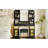 43.2 Inch Vanity Desk With LED Mirror, RGB Light Cabinets, 3 Drawers, Storage Shelves, And Stool For Bedroom-481400327