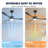 52" Low Profile Ceiling Fan with Light, Remote Control, Flush Mount, Reversible, 3 CCT Dimmable