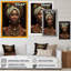 «Elliyah African Queen» avec un collier traditionnel sur toile-2019497635-2019497639