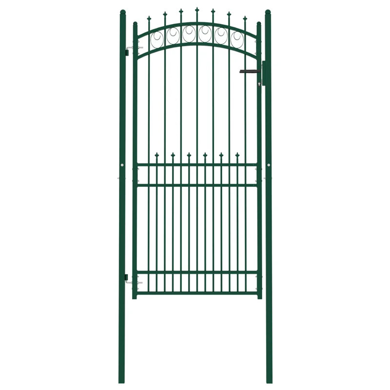 Nessie Metal Gate, Green, 150cm H x 102cm W