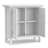 Redmond 32"W Solid Wood Transitional Low Storage Cabinet with Adjustable Shelves and Crown-Edged Top-1946698403