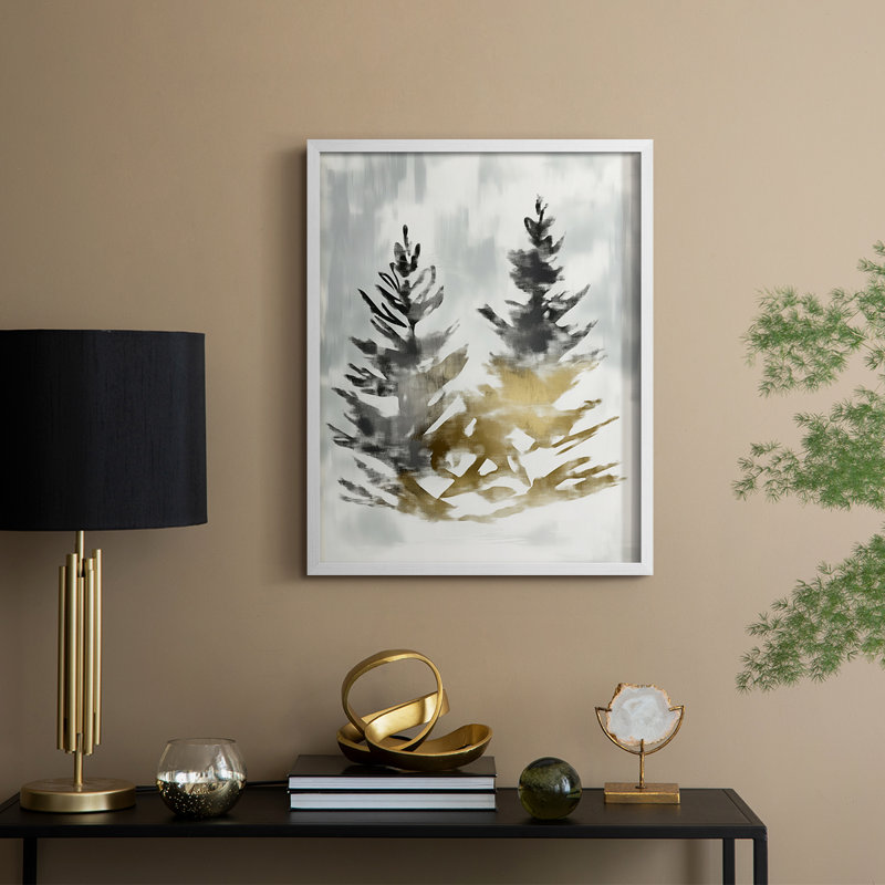 Reproduction encadrée - bois massif, H 30 po x l 24 po, Blanc