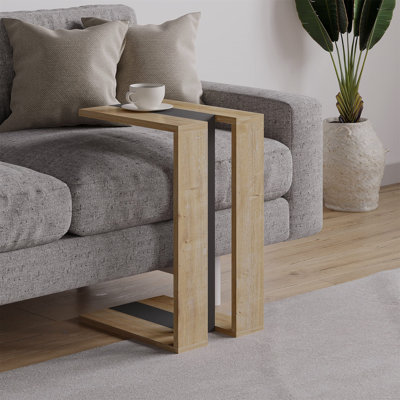 Madelyn Modern Compact C Shape Side Table